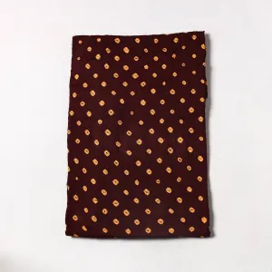 Brown - Kutch Bandhani Tie-Dye Cotton Precut Fabric 59