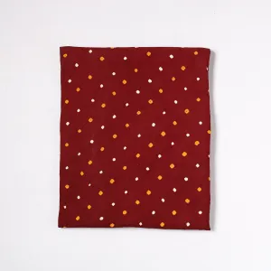 Kutch Bandhani Tie-Dye Satin Cotton Precut Fabric 74