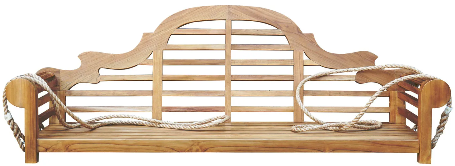 Teak Wood Lutyens Triple Swing